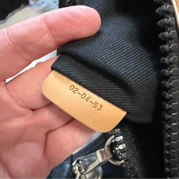 Pheobe Philo Rose Gold Chloe Black/Metallic Leather Double Zip Shoulder Bag - Picture 11 of 15